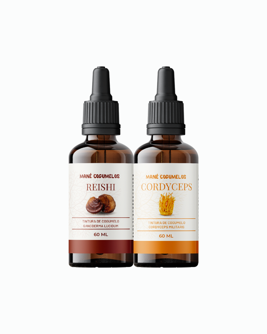 Kit 2 unidades de 60ml - Reishi + Cordyceps