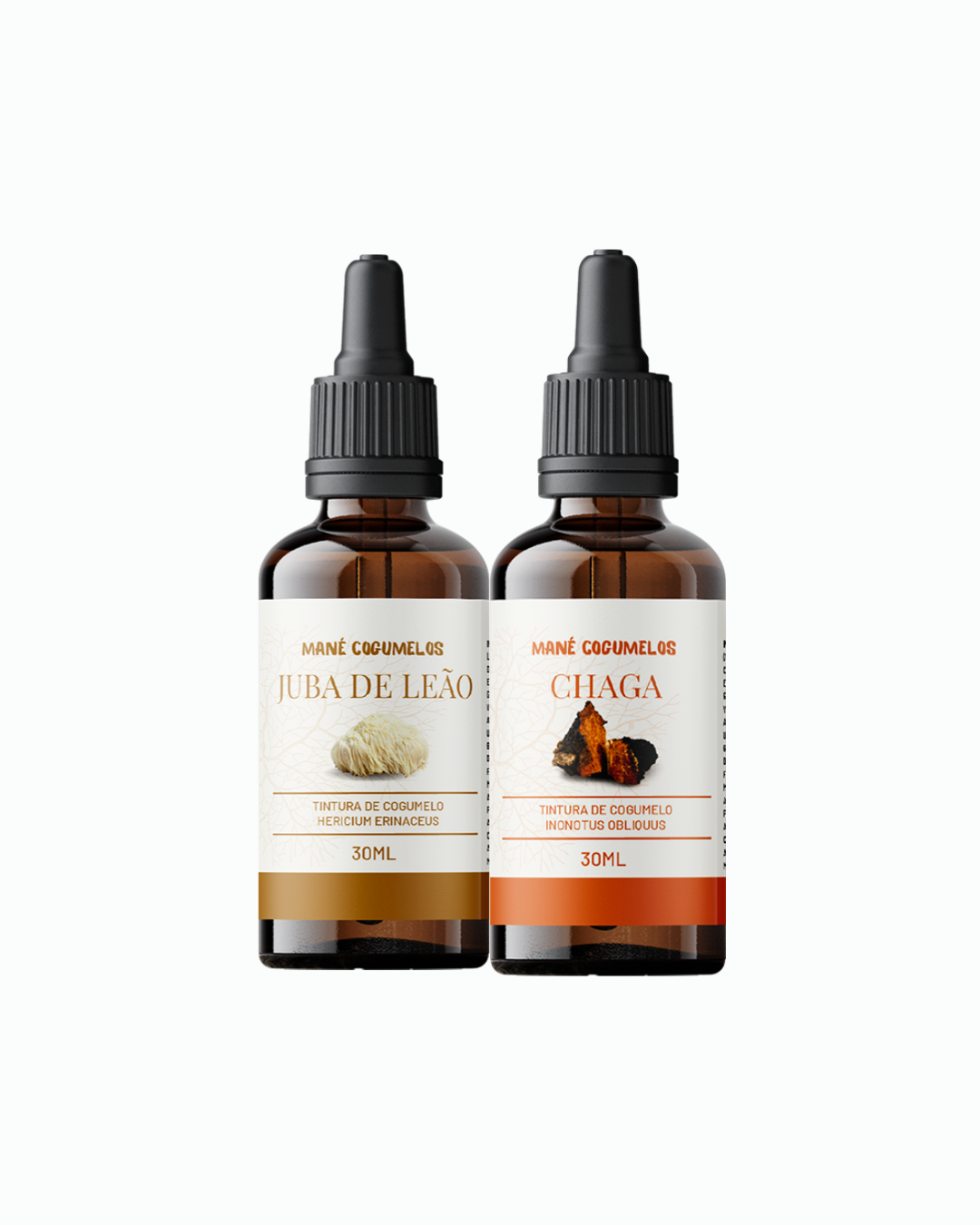 Kit 2 unidades de 30ml - Juba de Leão + Chaga
