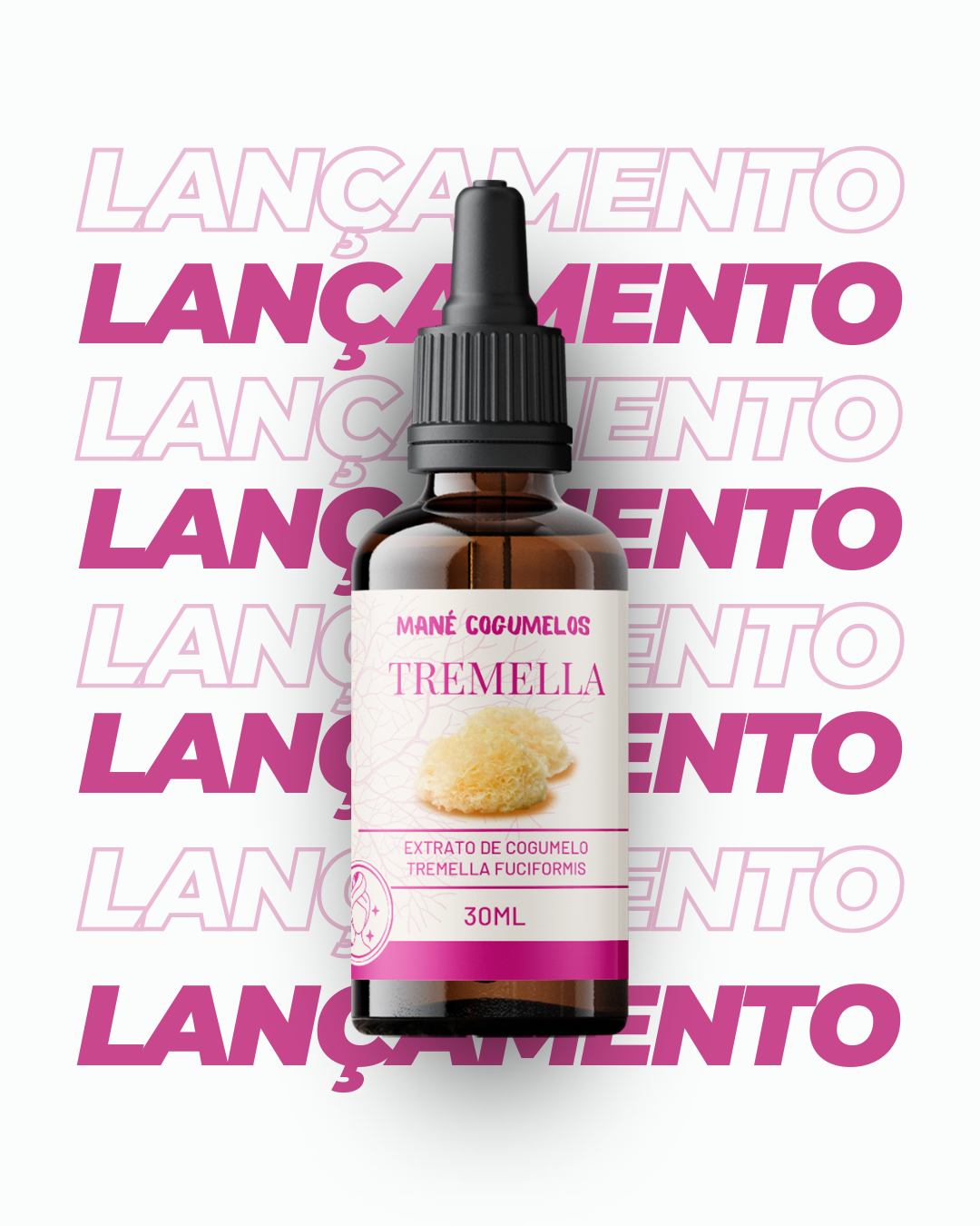 Extrato 30ml - Cogumelo Tremella