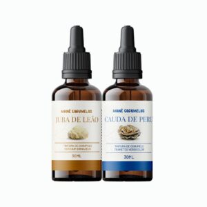 Kit 2 unidades de 30ml - Juba de Leão + Cauda de Peru