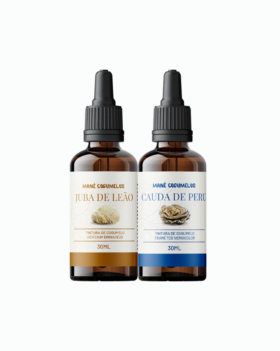 Kit 2 unidades de 30ml - Juba de Leão + Cauda de Peru