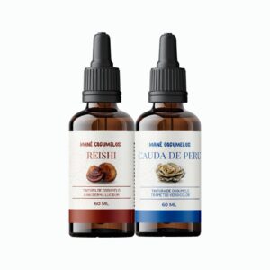 Kit 2 unidades de 60ml - Reishi + Cauda de Peru