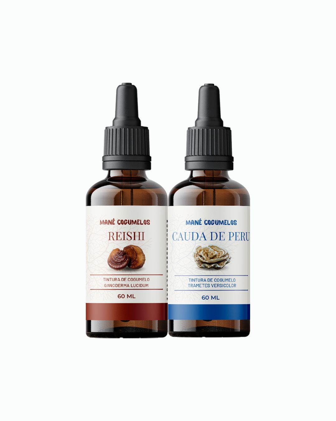 Kit 2 unidades de 60ml - Reishi + Cauda de Peru
