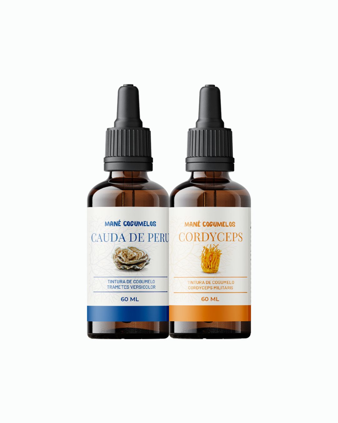 Kit 2 unidades de 60 ml - Cauda de Peru + Cordyceps