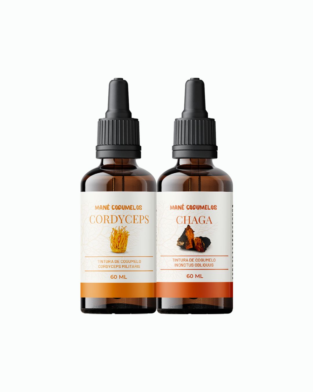 Kit 2 unidades de 60ml - Cordyceps + Chaga