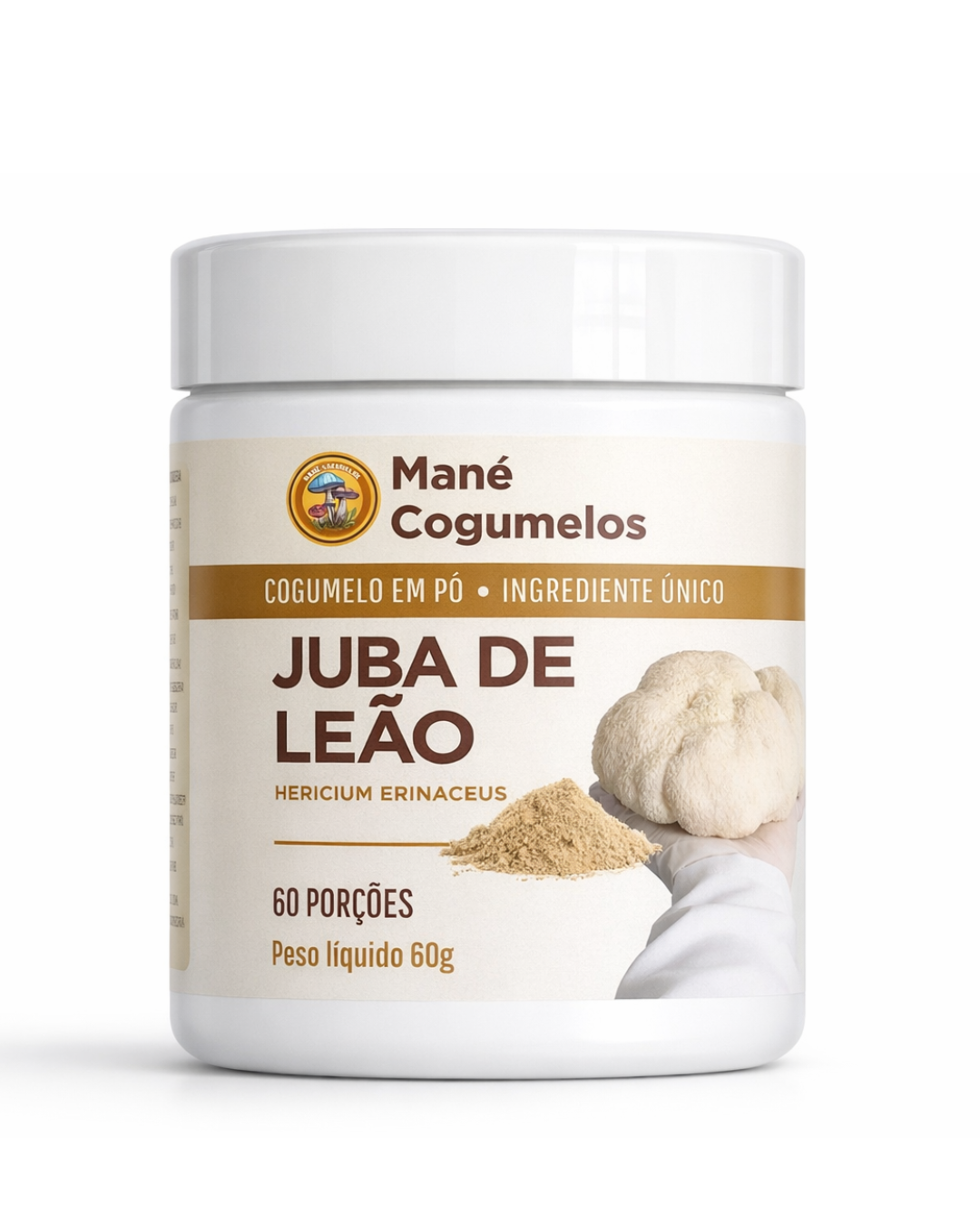 Juba de Leão em pó