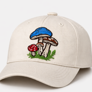 Boné Bordado Cogumelos – Mané Cogumelos – Edição Limitada